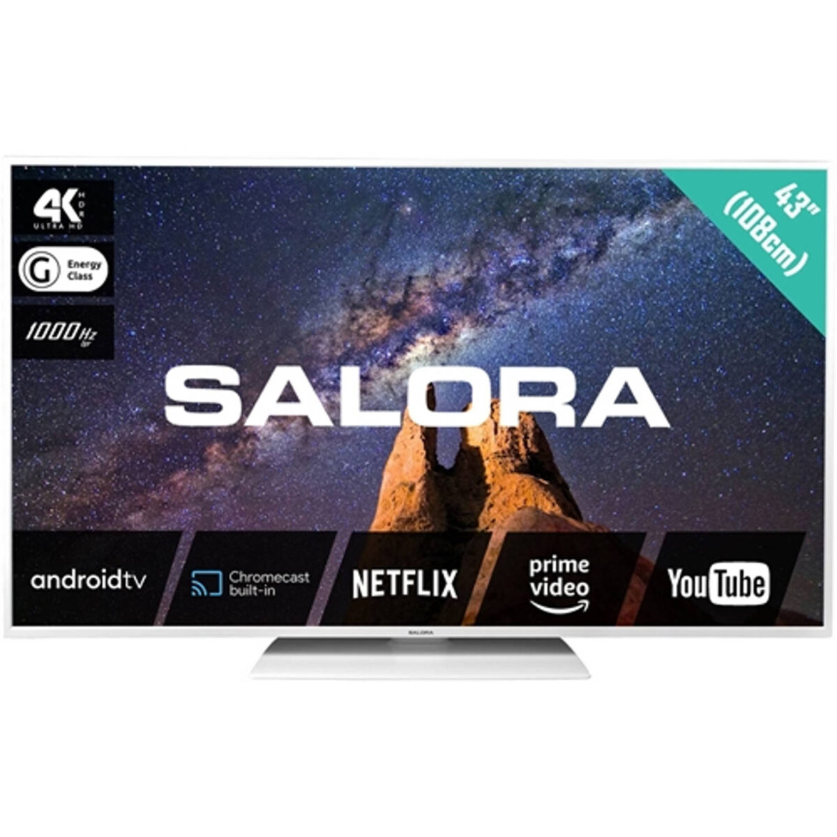 Salora 4K LED TV 43 Milkyway