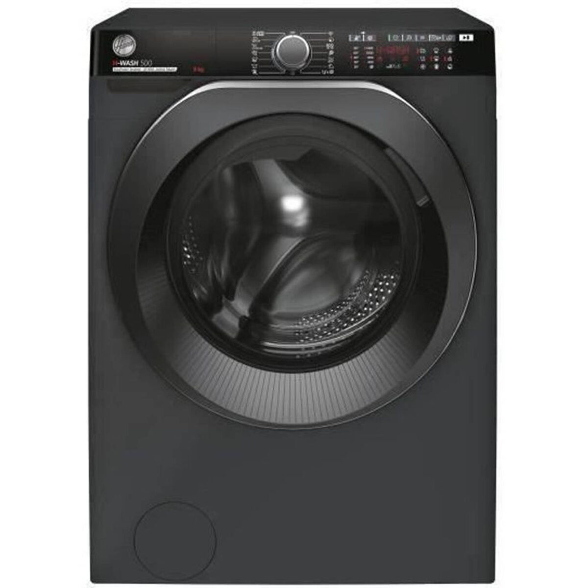 HOOVER HWP49AMBCR / 1-S - Front wasmachine - 9 Kg - 1400 trs / min - A +++ - Antraciet - Inductiemotor